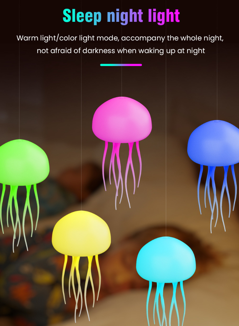 JellyFish LED lamp - Relaxation & light at the touch of a button
