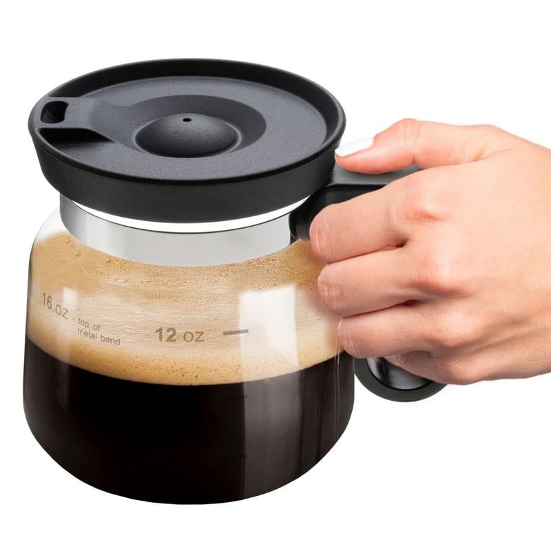 BrewVista™ - Clear Glass Coffee Pot Mug