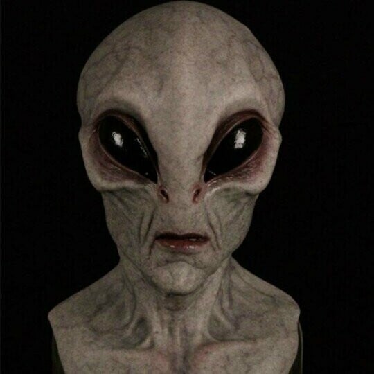 50% OFF | GalactiGrin™ | Halloween Alien Costume Mask