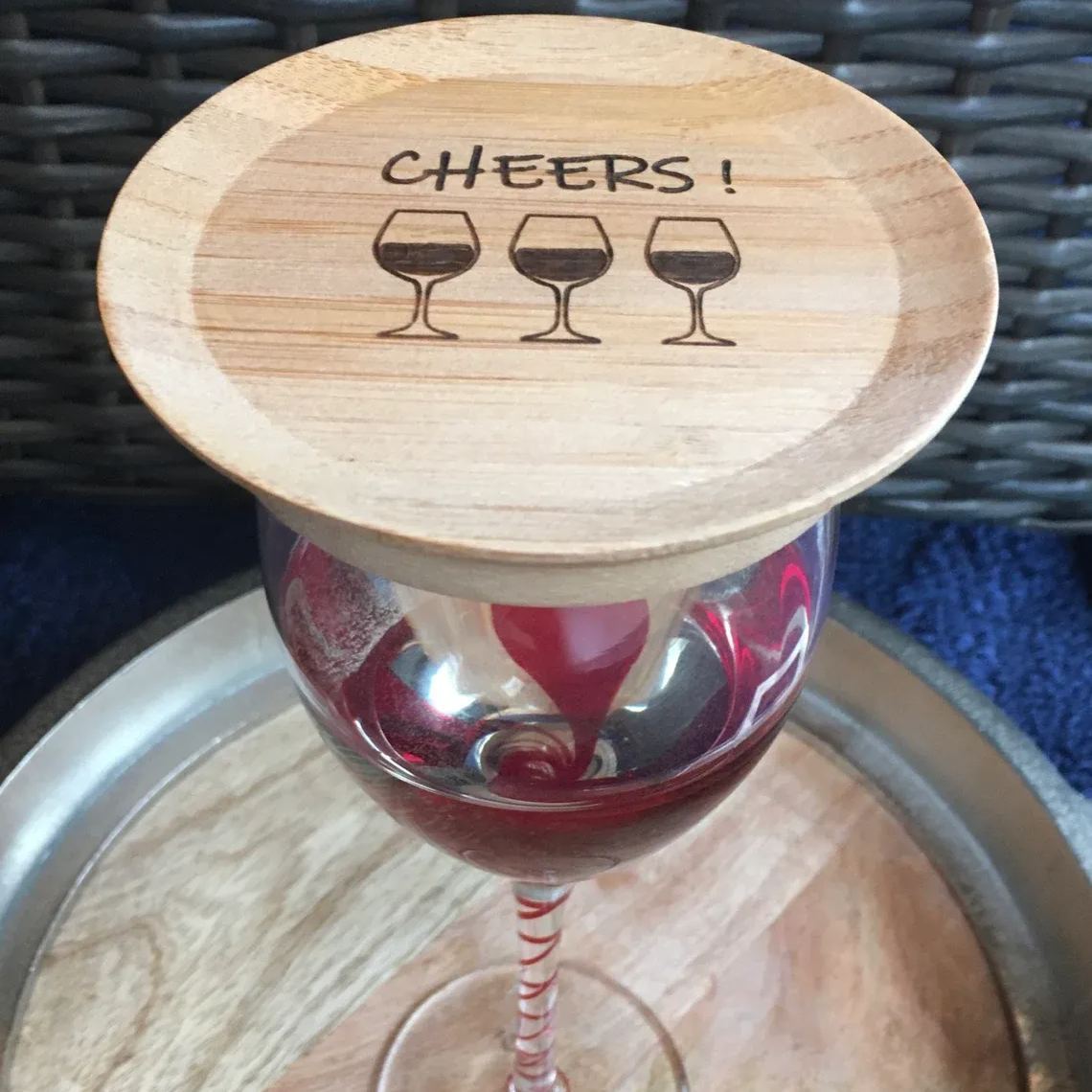 VinoBoard™ - Glass Charcuterie Topper