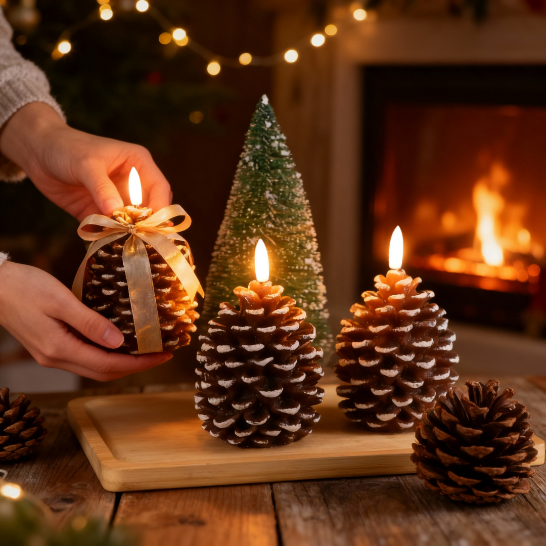 Lunapine™ - Flameless Pinecone Candle