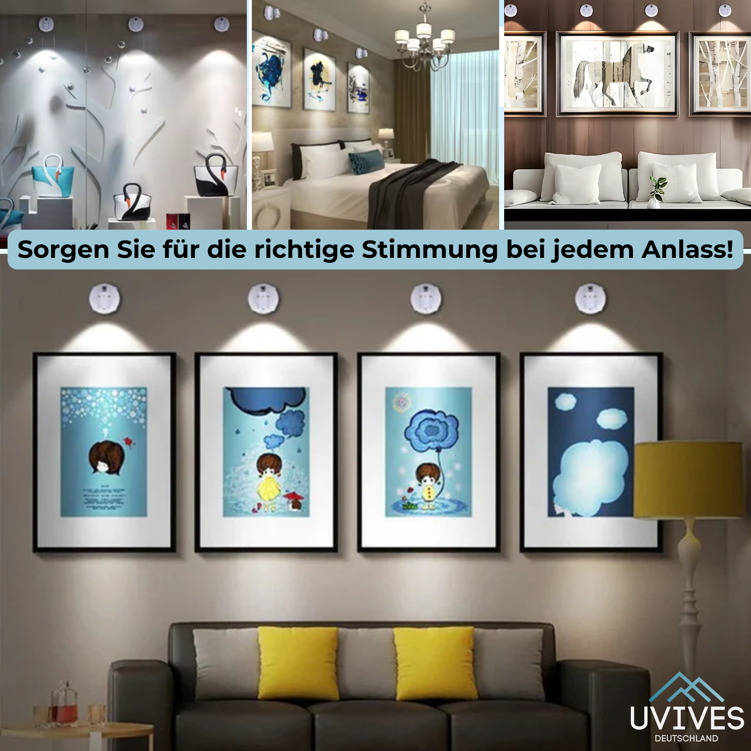 1+1  FREE | AuraSpot™ | Wireless LED Spotlight