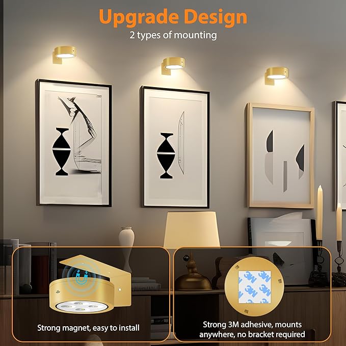 Magnetic accent lamp – 13 lighting modes to enhance your walls