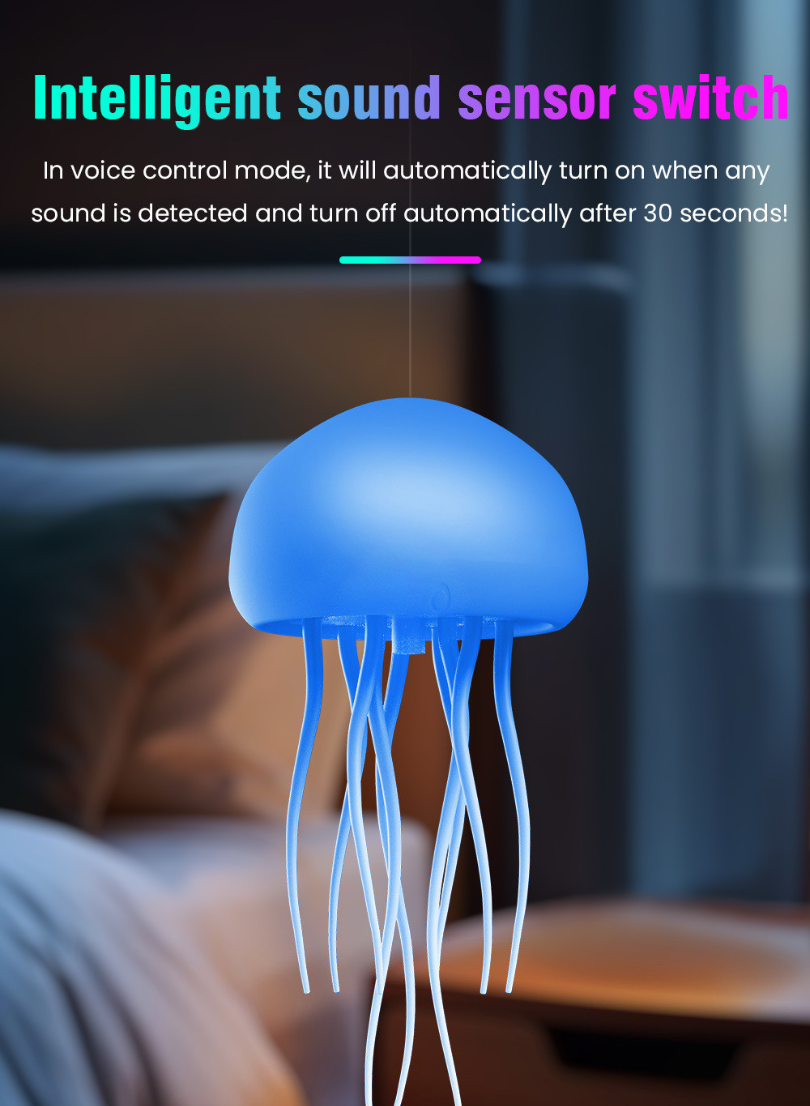 JellyFish LED lamp - Relaxation & light at the touch of a button