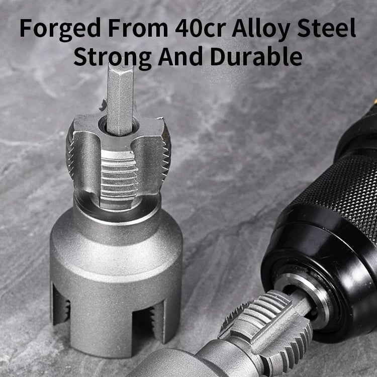 ThreadPro™ | Thread tap set | for damaged pipes & new connections (1/2" & 3/4")