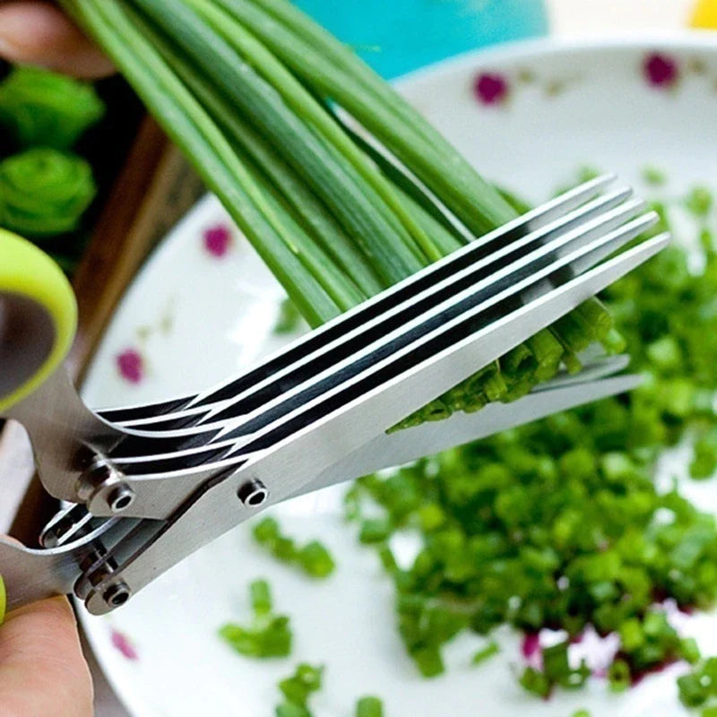 Imsgurus🔥5 Blade Kitchen Salad Scissors