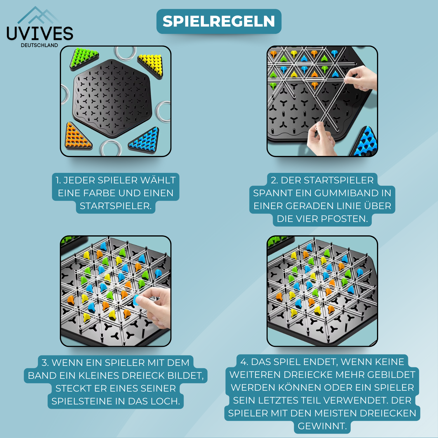 KnotLogic™ - Ketten-Dreieck-Schachspiel [Letzter Tag Rabatt]