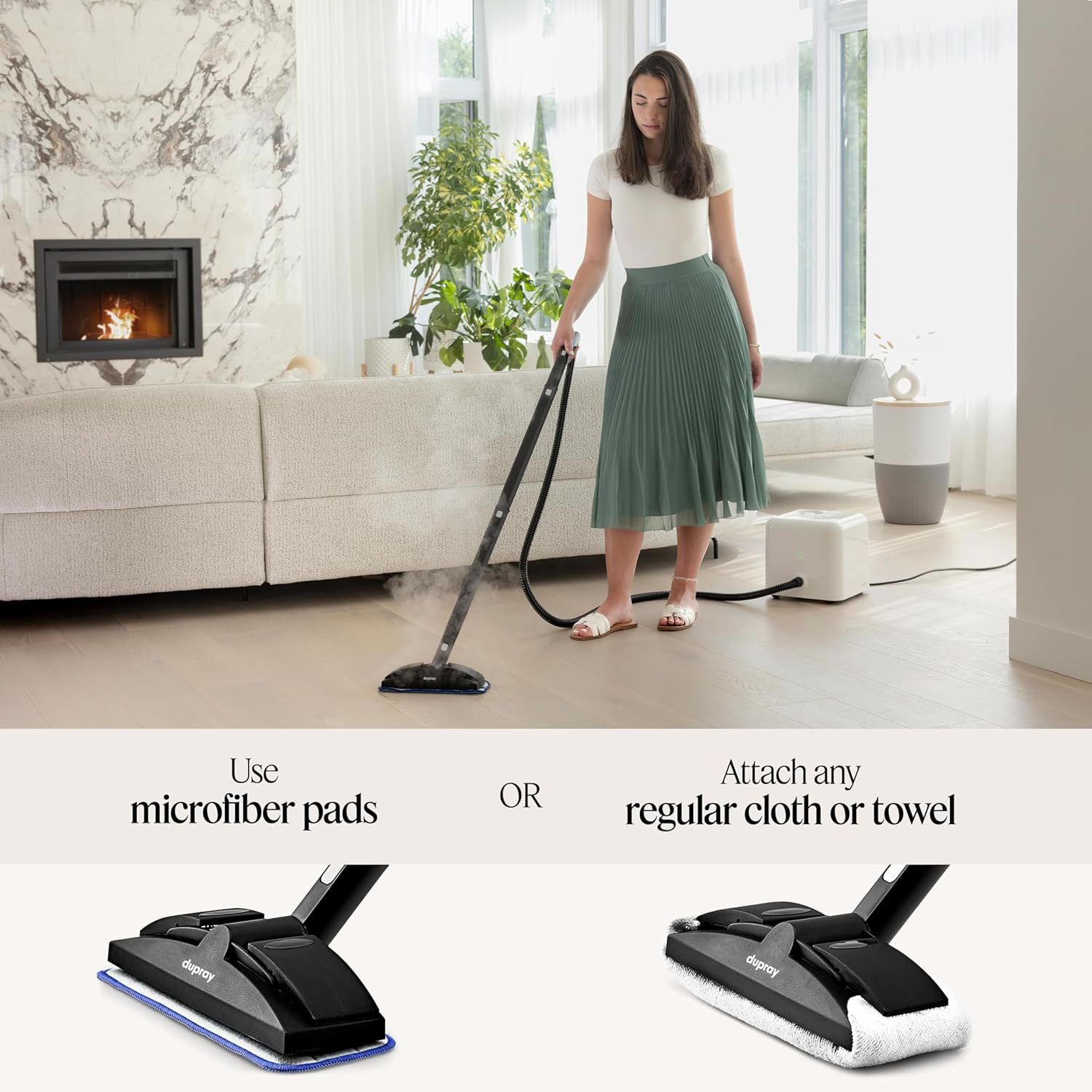 Dupray™ Neat Steam Cleaner – Chemical-Free, Deep Cleaning for a Healthier Home