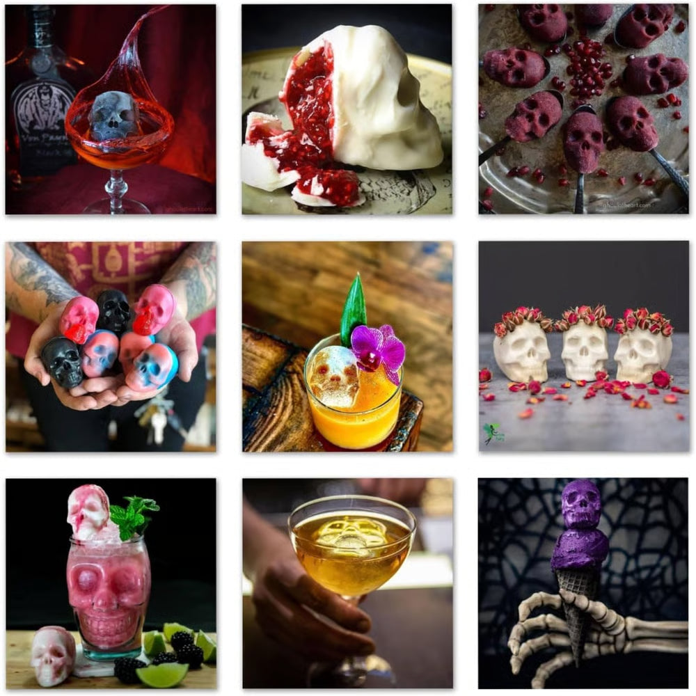 BrewBones™ – Create Realistic 3D Skull Ice & Treats with Spooky