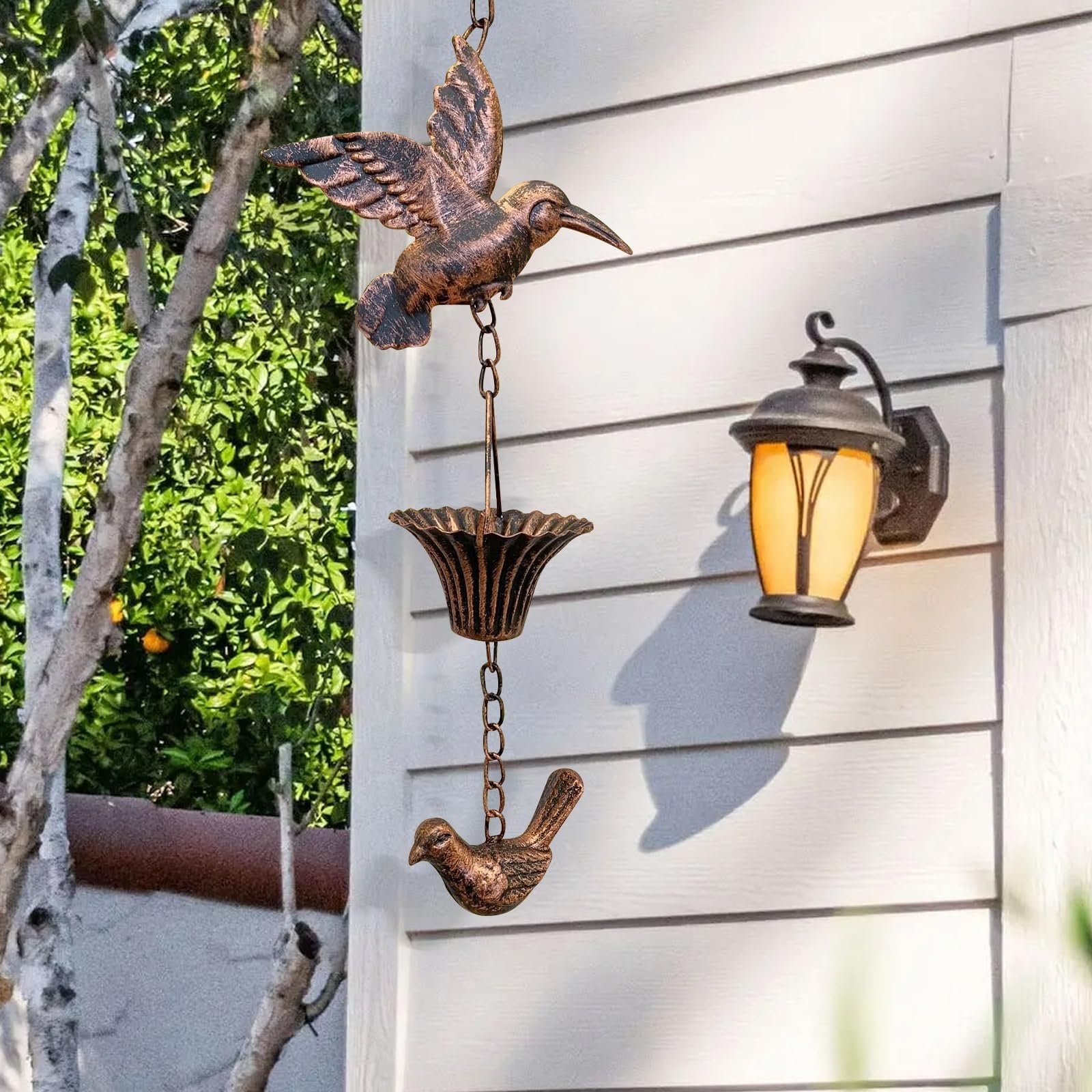 AquaSong™ - Hummingbird Rain Chain