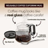 BrewVista™ - Clear Glass Coffee Pot Mug