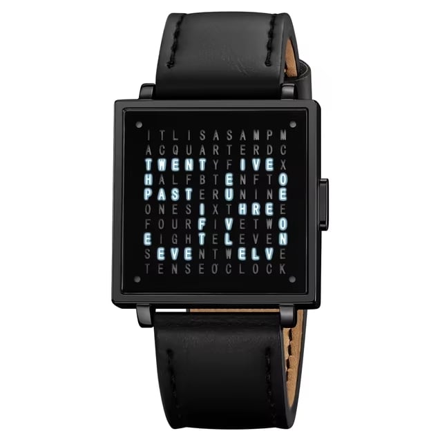 LexoTime™ - Modern Text-display Wristwatch