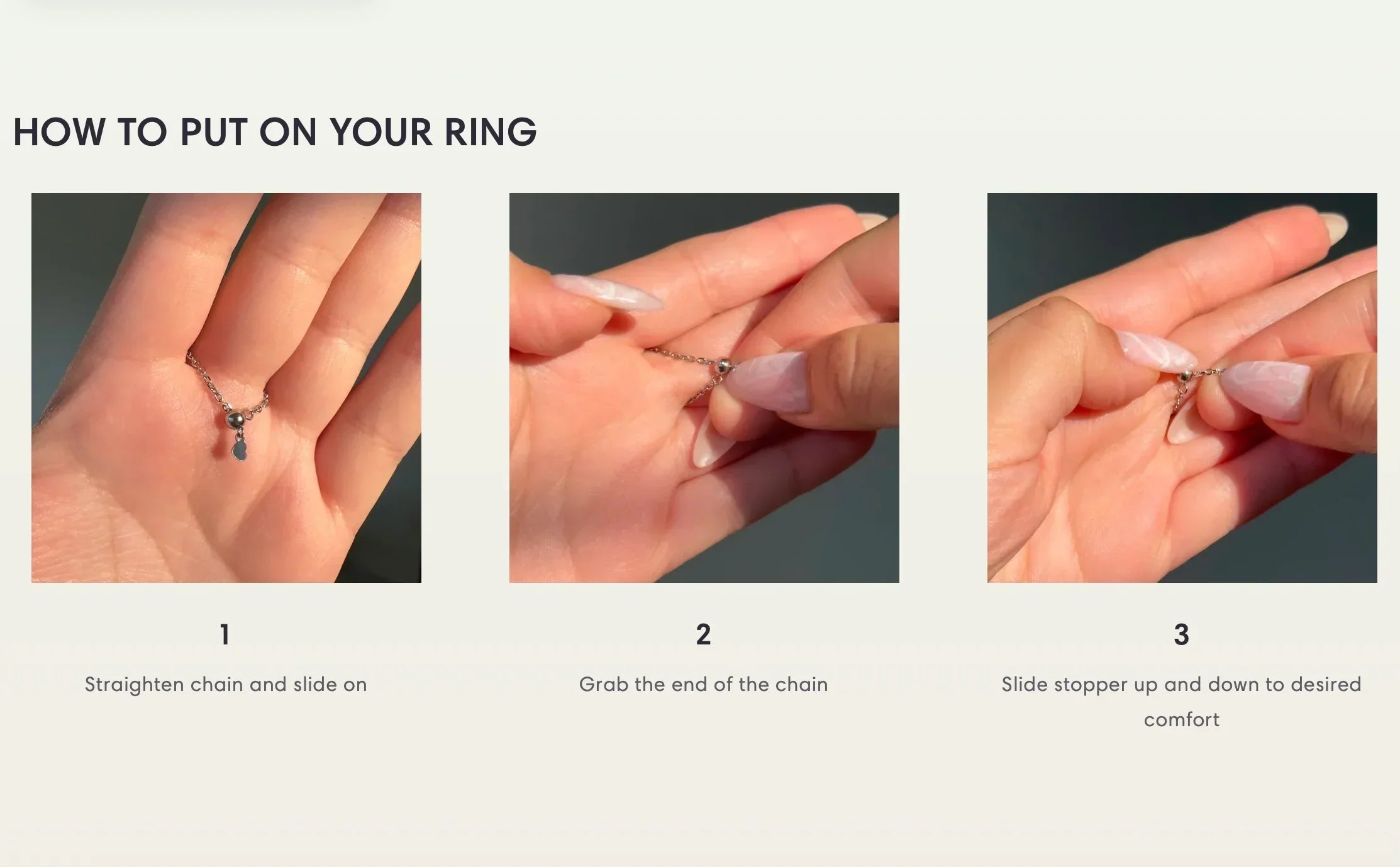 FlexiGleam™ – adjustable chain ring