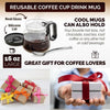 BrewVista™ - Clear Glass Coffee Pot Mug