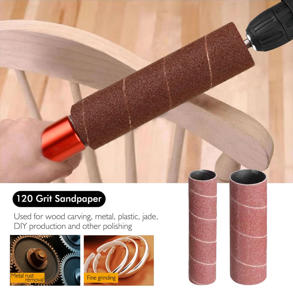 DrillShape™ | Multi-surface Spindle Sander | 10 sanding sheets.