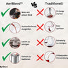 AeriBlend™ - 3-in-1 wine aerator  More aroma