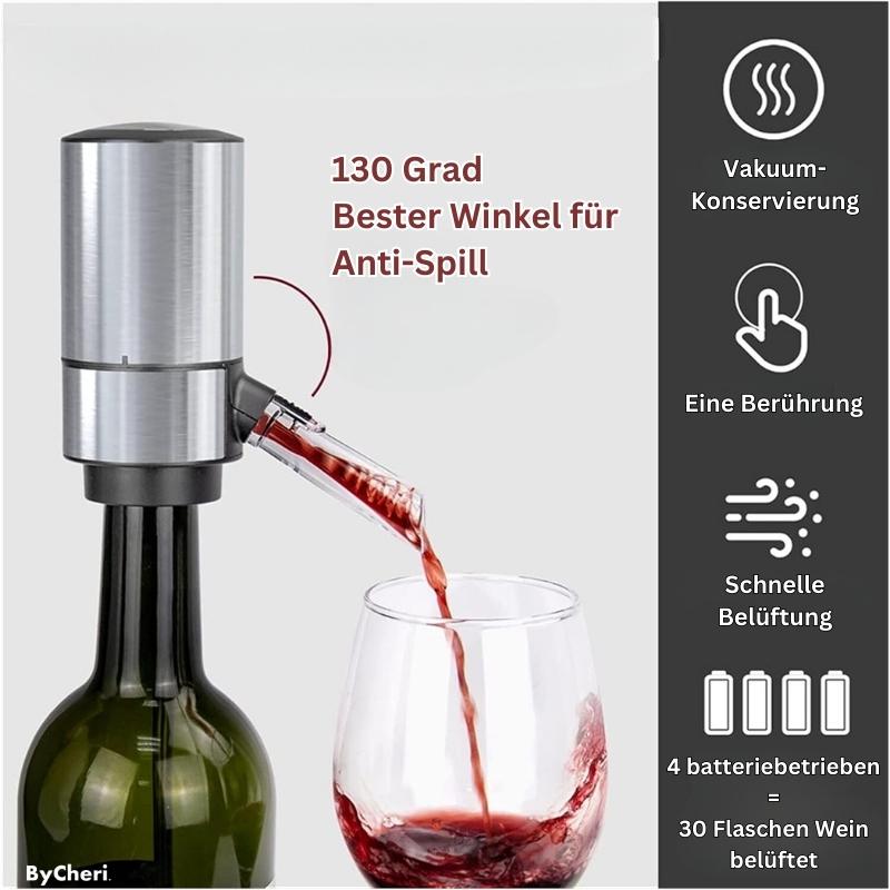 AeriBlend™ - 3-in-1 wine aerator  More aroma