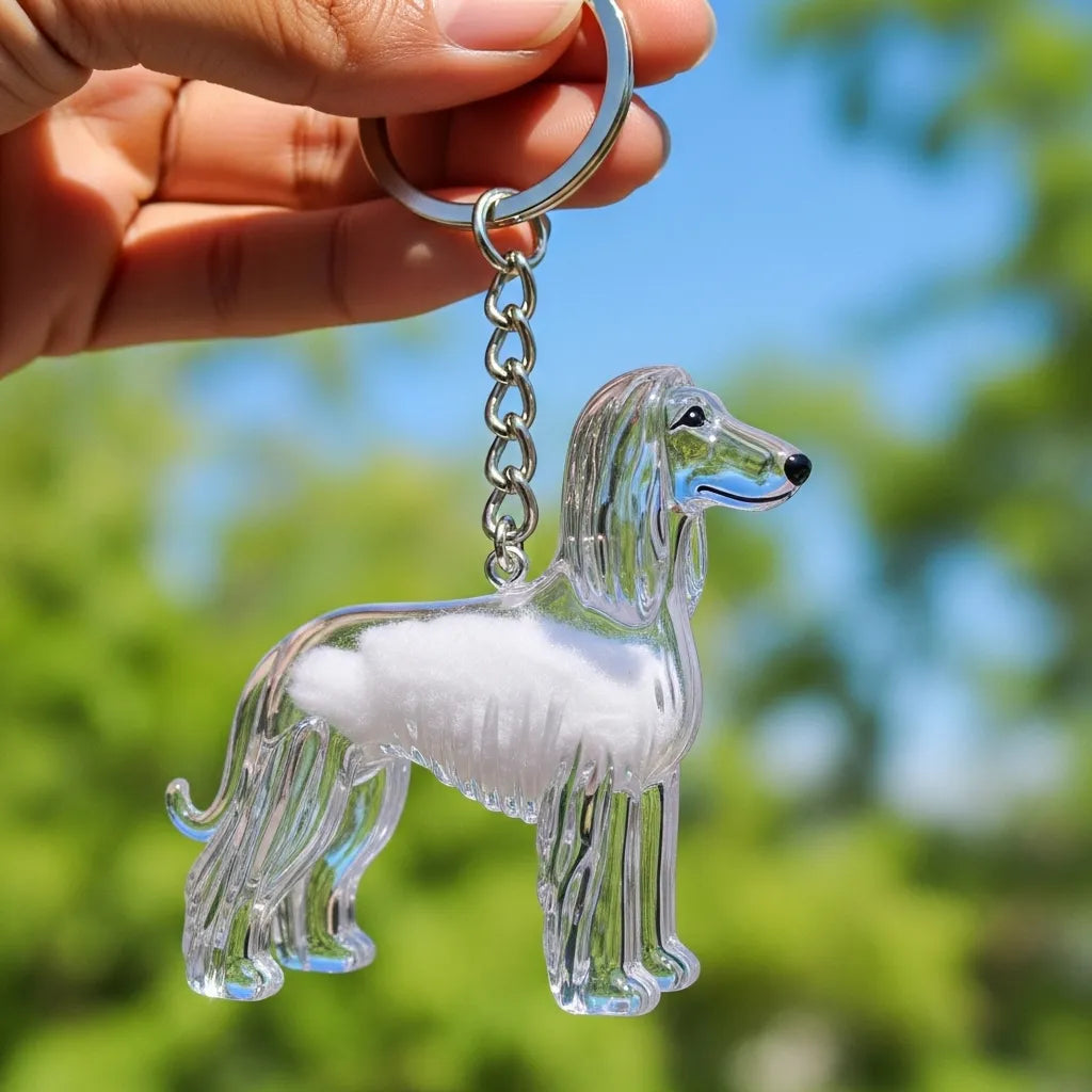 PawMemento – Dog Hair Keepsake Keychain Charm