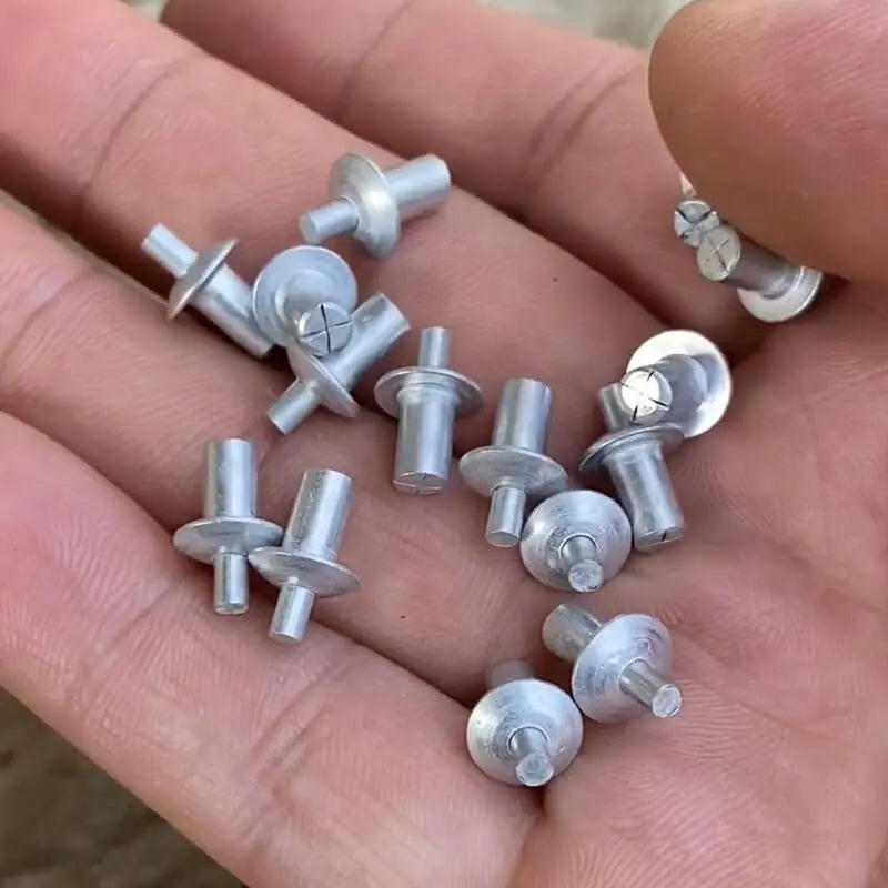 GripNex™ | Aluminum Blind Rivet Pins | Tool-free Fastening (100 pieces)