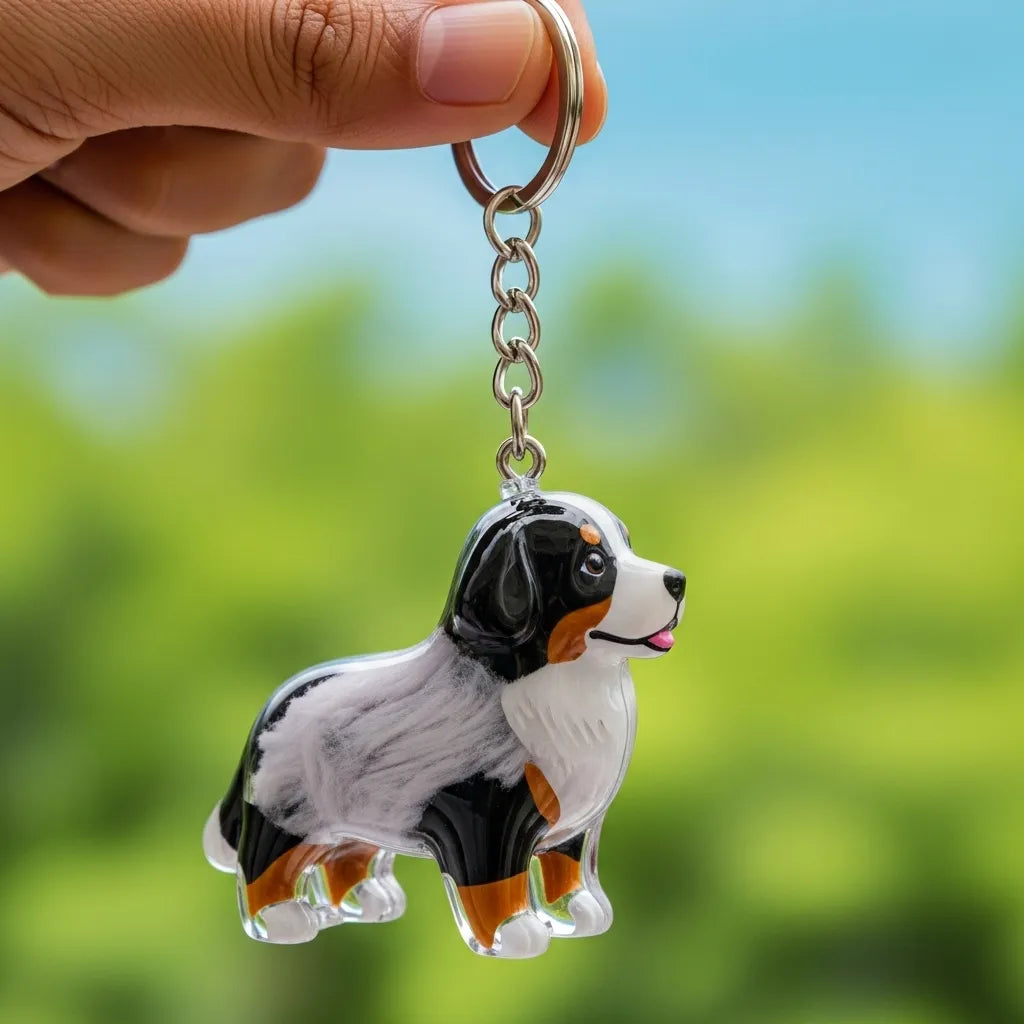 PawMemento – Dog Hair Keepsake Keychain Charm