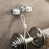 (1+1 Free) | HoldEase™ | Suction-Cup Broom Clamp | Space-Saving Wall Mount with Adjustable Hooks