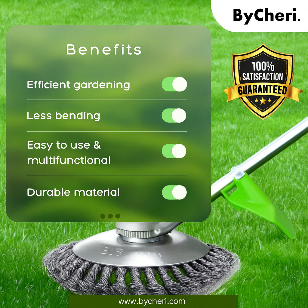GrassGuard™ | Trim weeds & grass in no time!