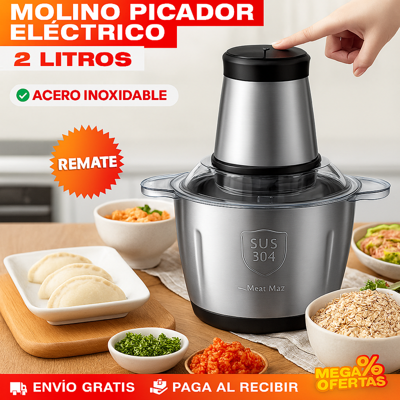 ChopEase™ - Powerful 2L Electric Food Chopper