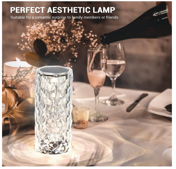 LumiRose™ - 3D crystal lamp with 16 colors