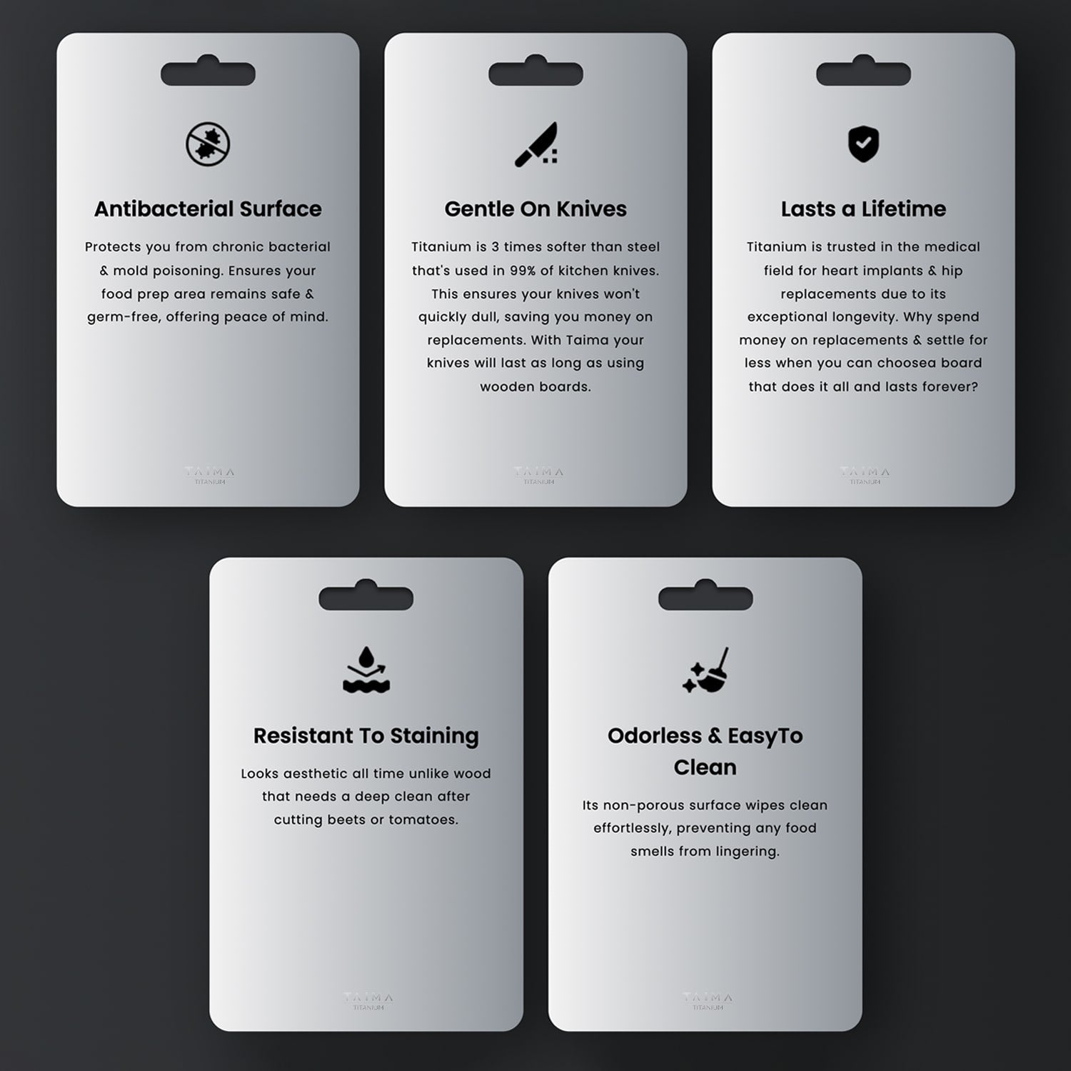 Titan™ -  Stainless Steel Cutting Board