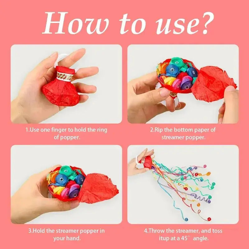 StreamerBurst™ - Biodegradable Paper Streamers