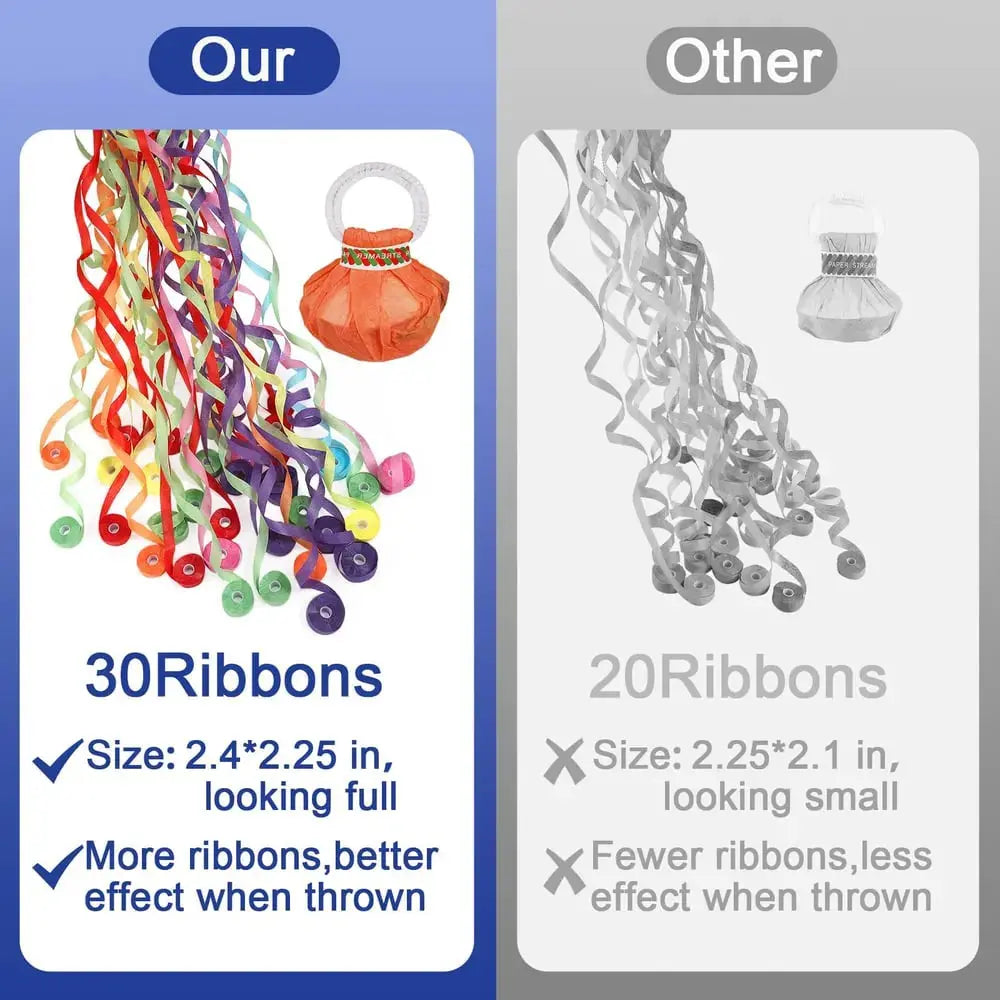 StreamerBurst™ - Biodegradable Paper Streamers