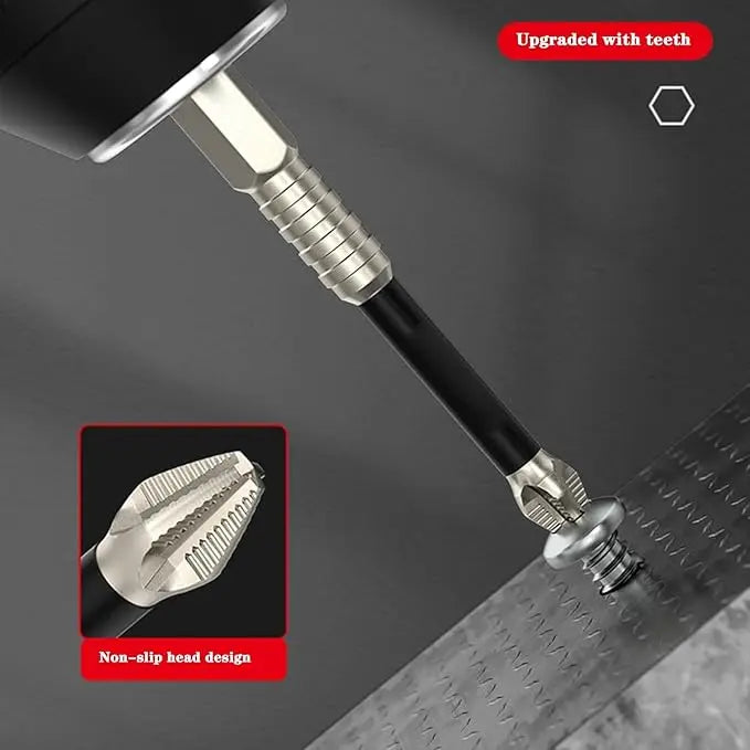MagnoGrip™ | Magnetic bit attachments | Non-slip Phillips bits for cordless screwdriver (set of 6)
