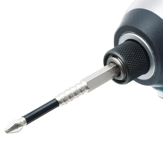 MagnoGrip™ | Magnetic bit attachments | Non-slip Phillips bits for cordless screwdriver (set of 6)