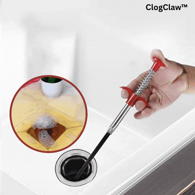 ClogClaw™ - Four-claw drain cleaner