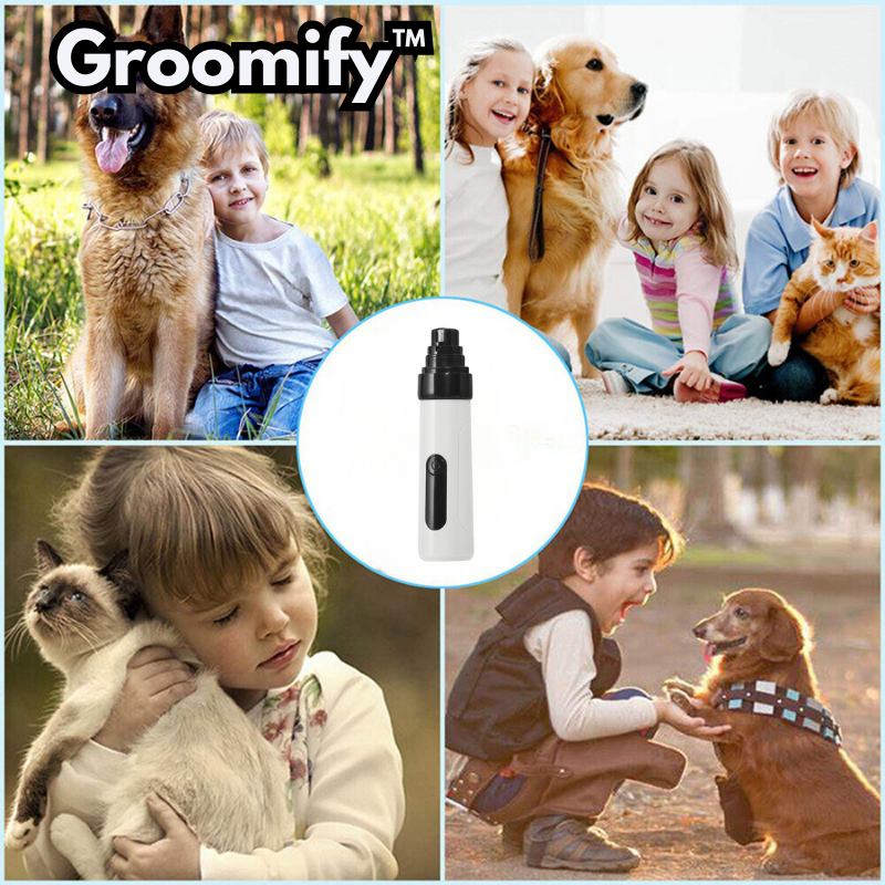 Groomify™ - Quiet claw file for stress-free dogs