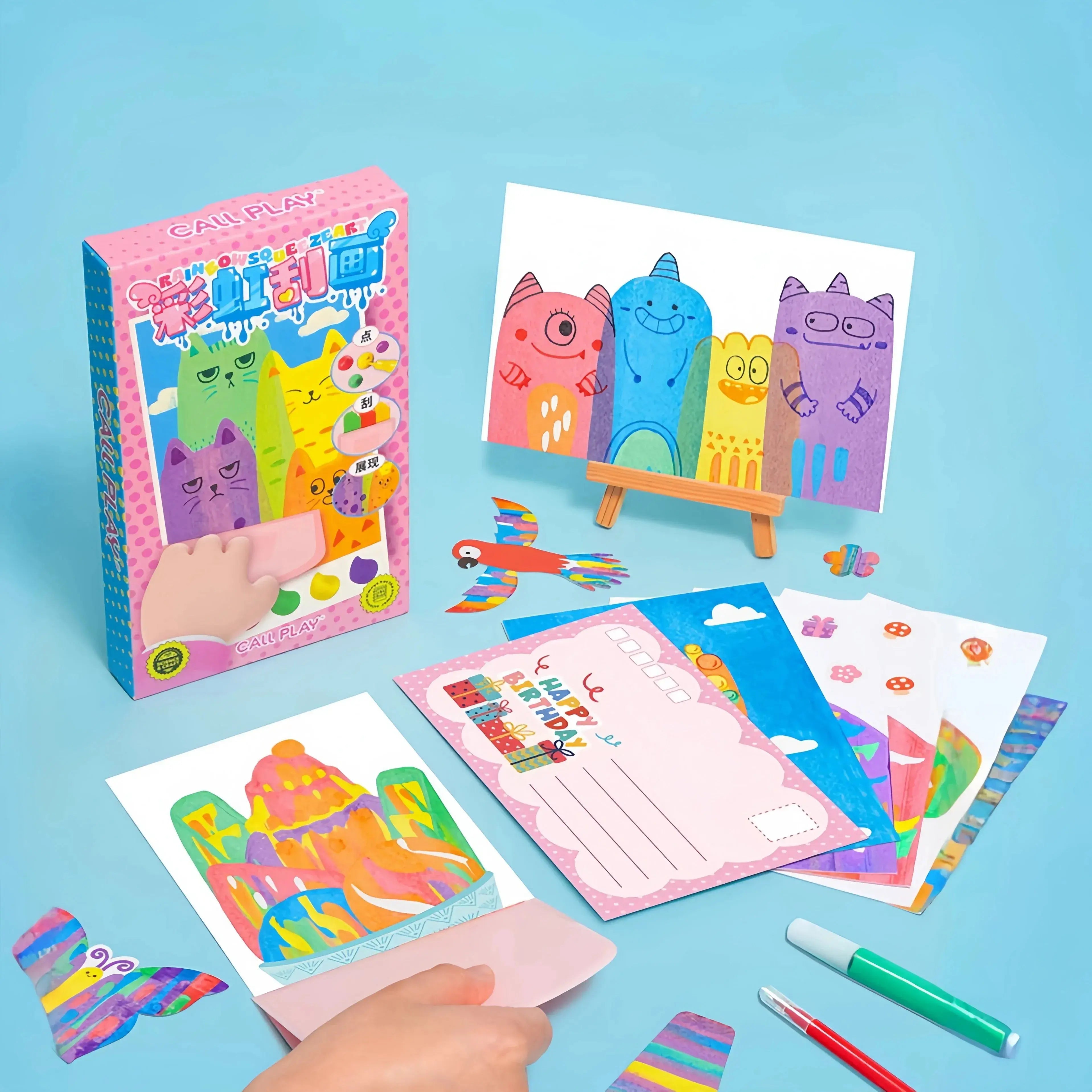 Magical Scratch Art Kit –  Mess-Free Fun for Creative Kids