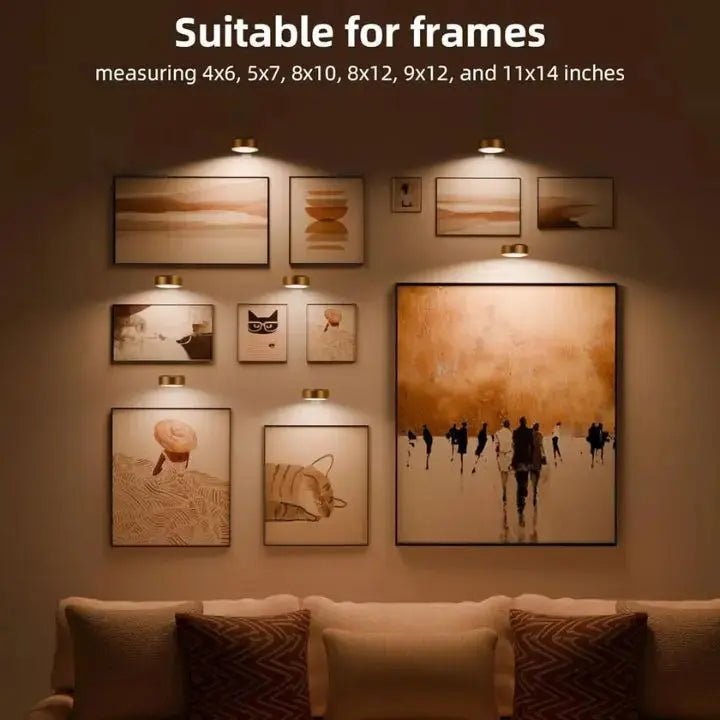 1+1 Free | Magnetic LED picture light - your art perfectly staged