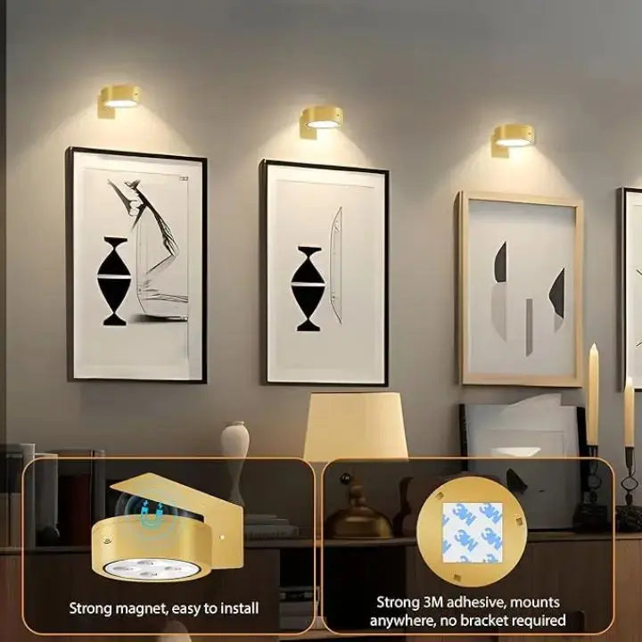1+1 Free | Magnetic LED picture light - your art perfectly staged