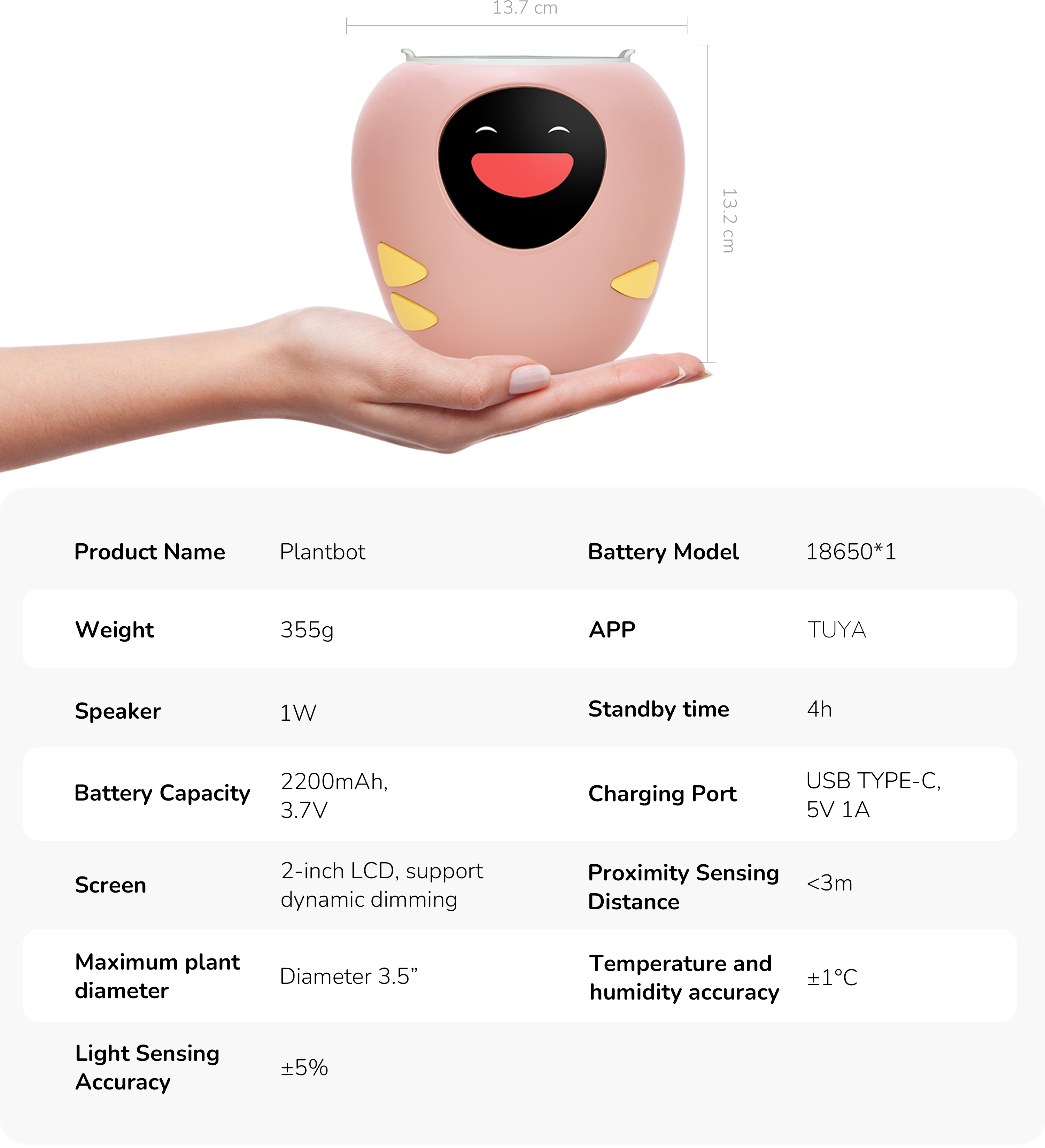 GrowMate™ – The AI-controlled plant pot