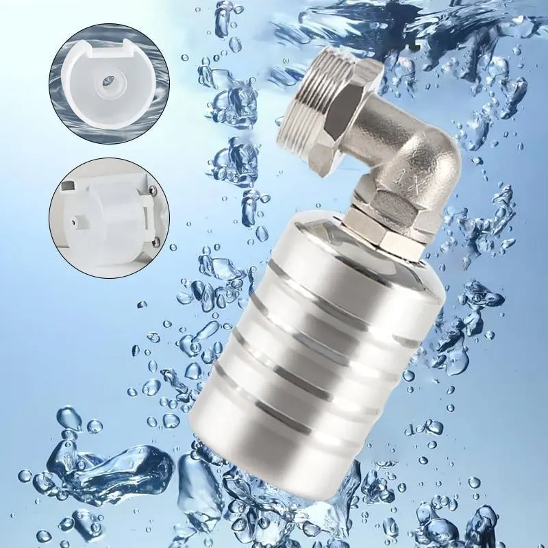 AquaReg™ | Mini Stainless Steel Float Valve | Automatic Water Level Control.