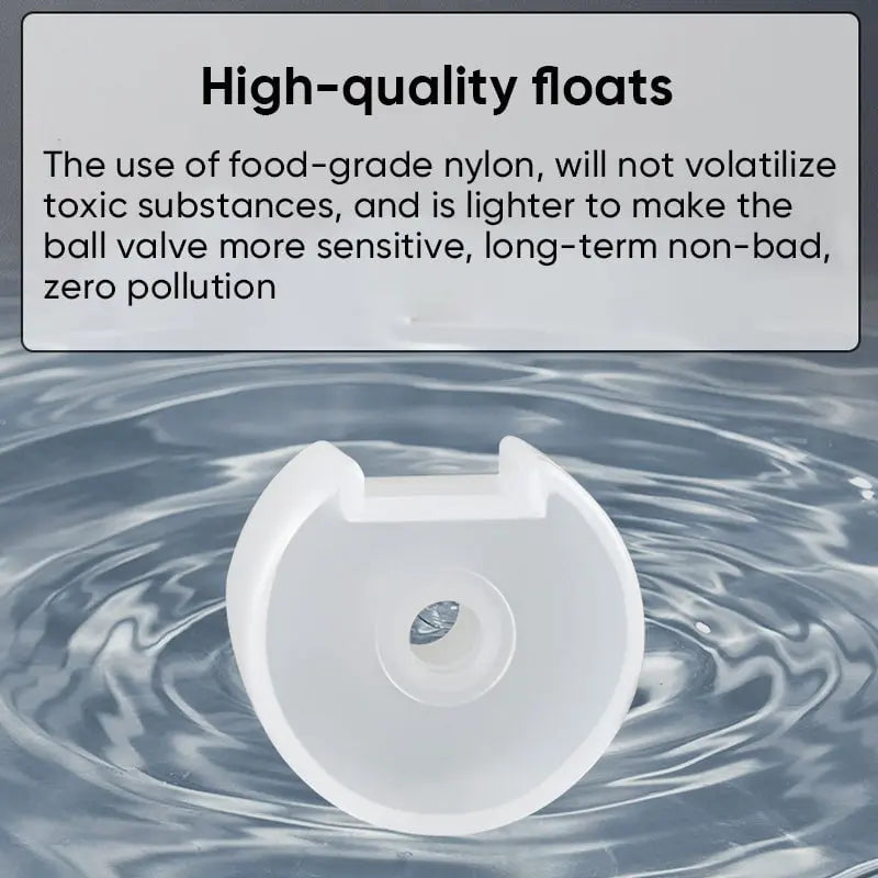 AquaReg™ | Mini Stainless Steel Float Valve | Automatic Water Level Control.
