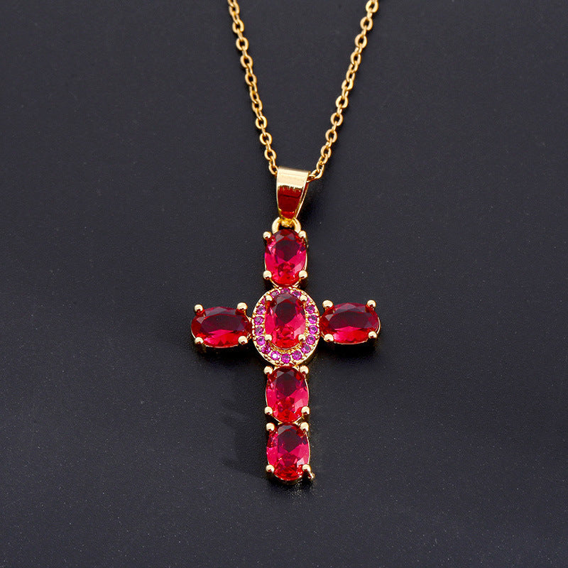Solavée™ - Elegant Cross Necklace That Reflects Faith & Timeless Grace