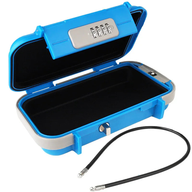 Secure Travel Lockbox The waterproof, code-protected lockbox