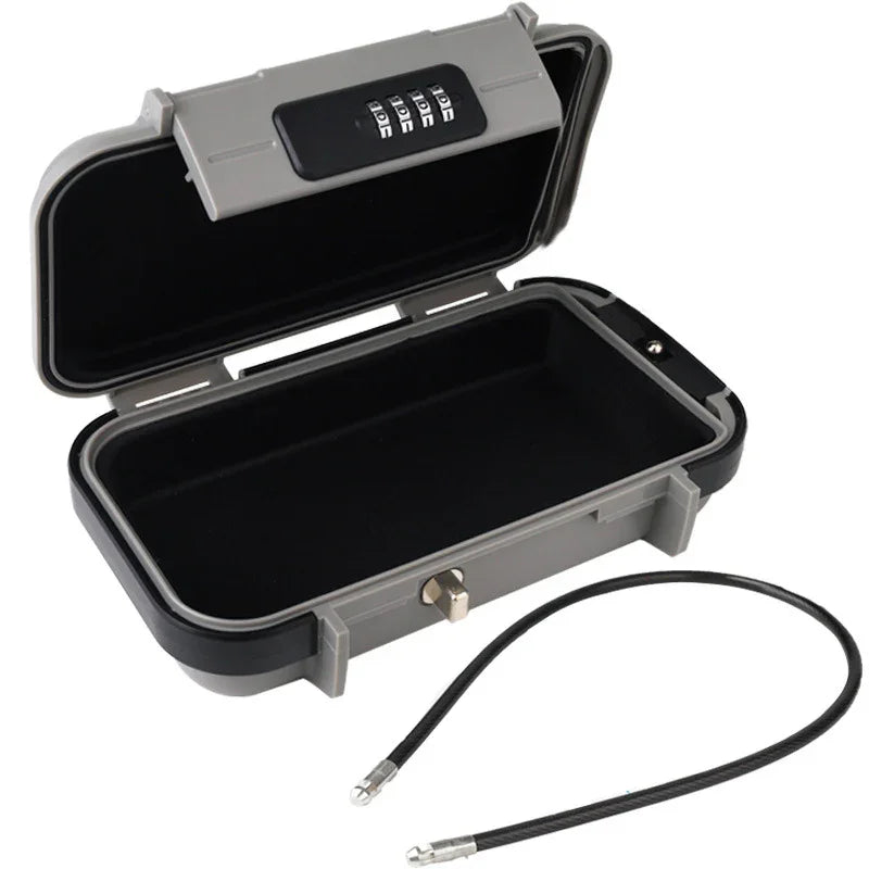 Secure Travel Lockbox The waterproof, code-protected lockbox