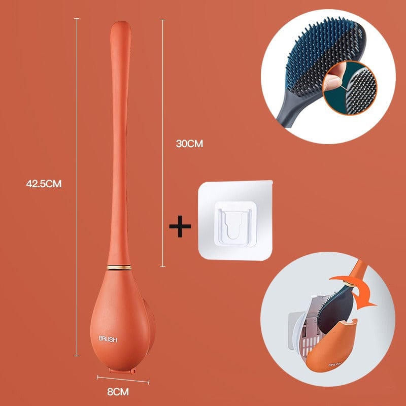 Silicone Toilet Brush | Give your toilet a sparkling clean even in the hardest-to-reach corn