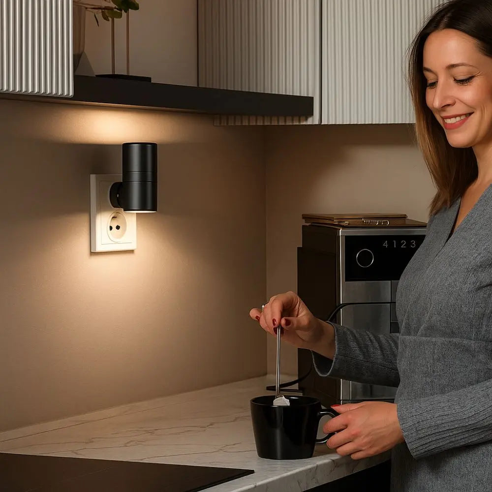 EcoGlow™ – LED night light for power outlet