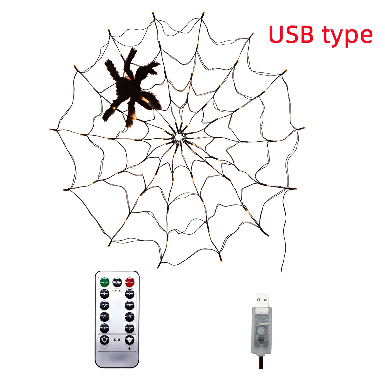 50% OFF | WebWraith™ | Spider-Web LED Garland
