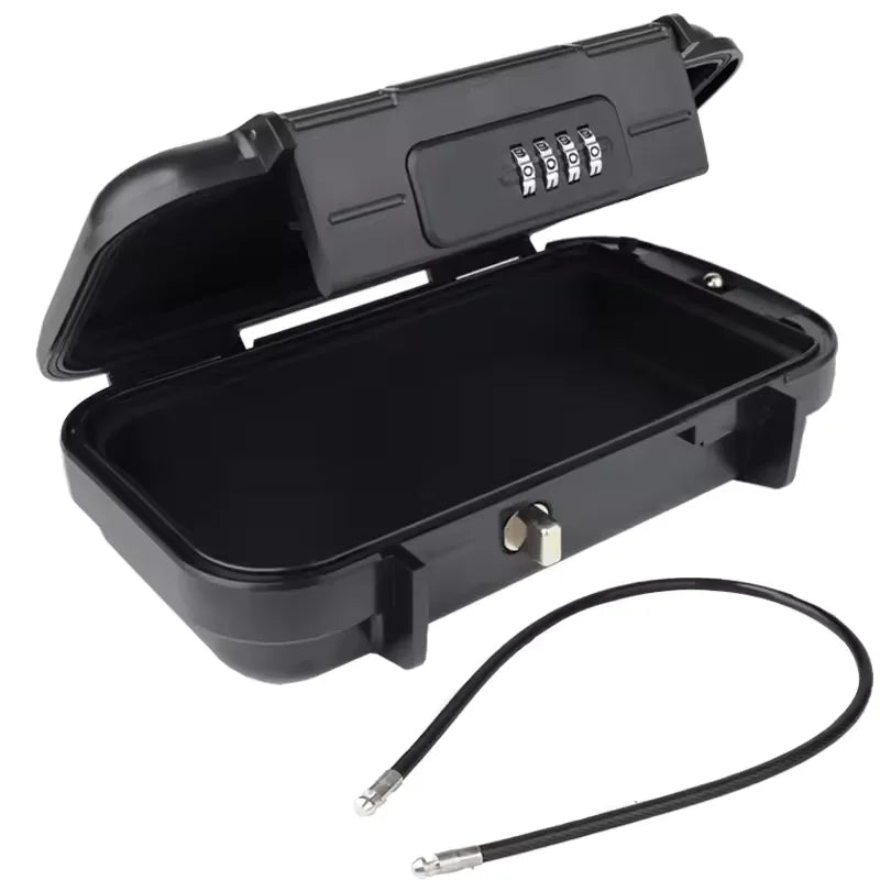 Secure Travel Lockbox The waterproof, code-protected lockbox