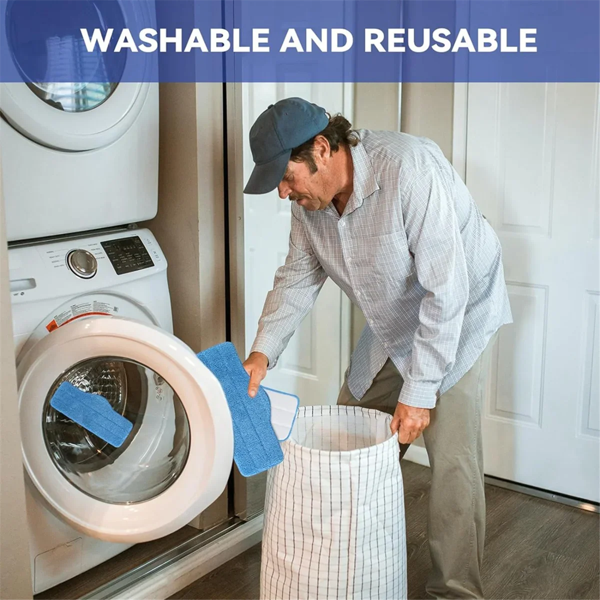 Microfiber Steam Cleaner Pads – 6-Pack, Washable