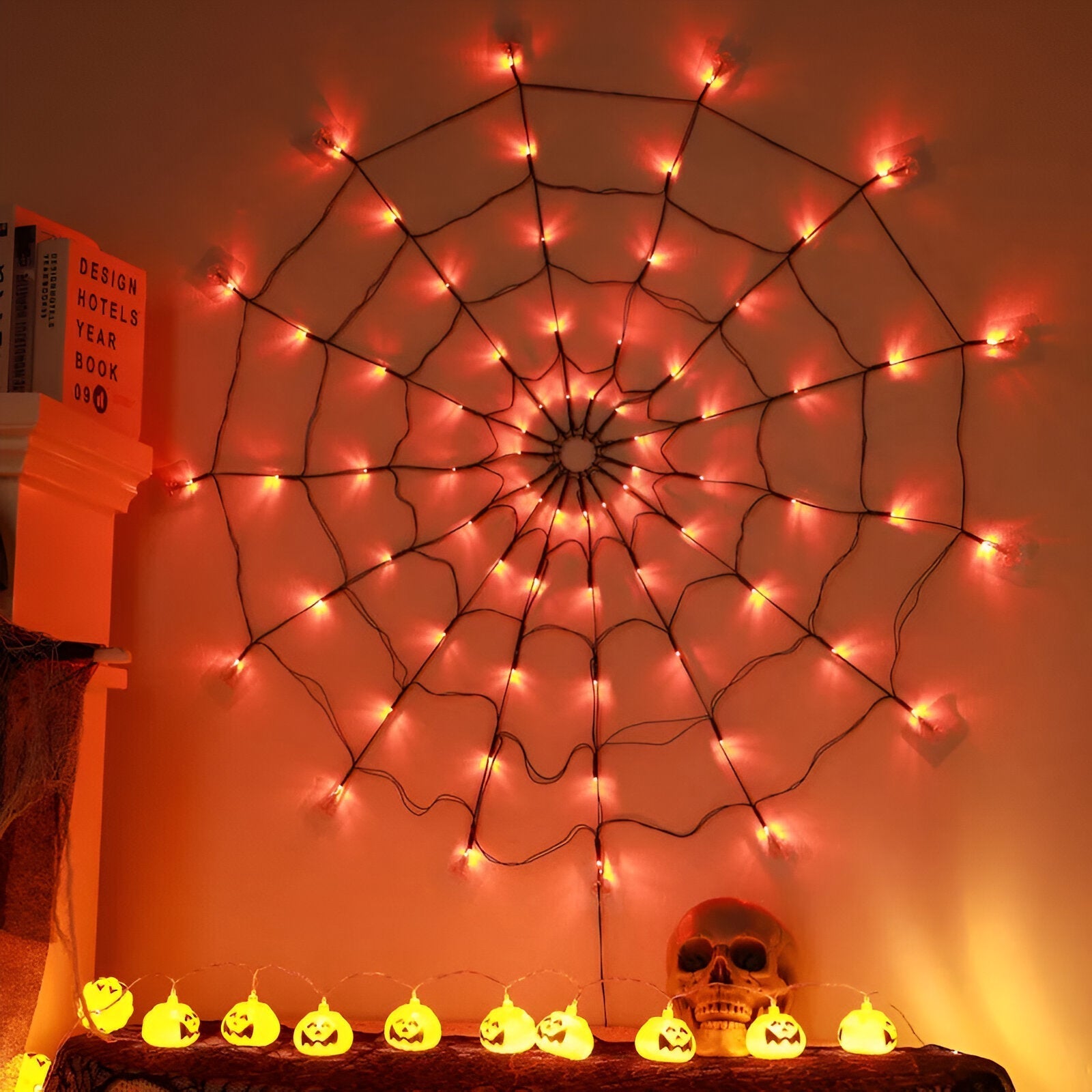 50% OFF | WebWraith™ | Spider-Web LED Garland